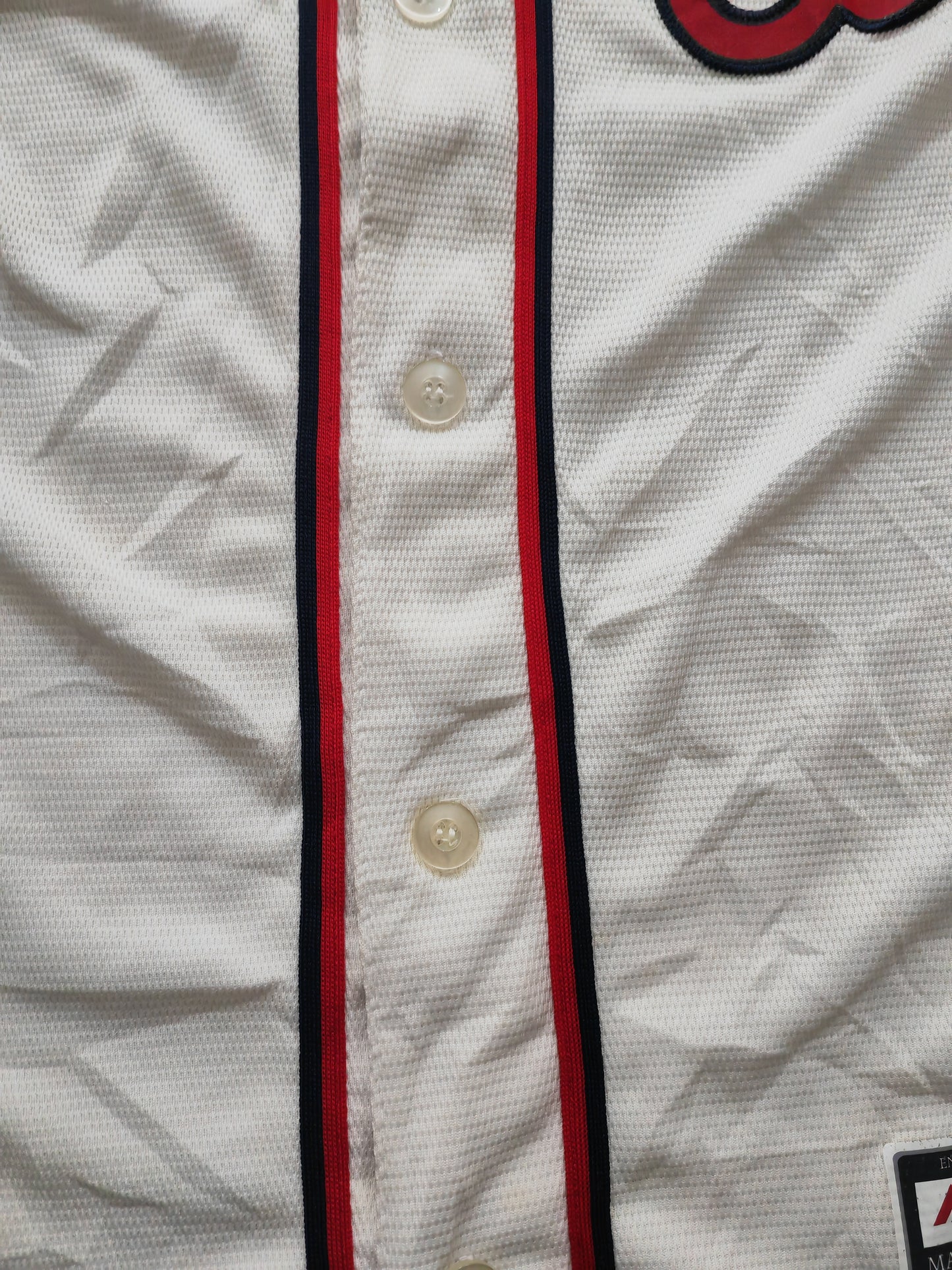 Youth Majestic Washington Nationals MLB Baseball Jersey, White, Size YM 10-12Y