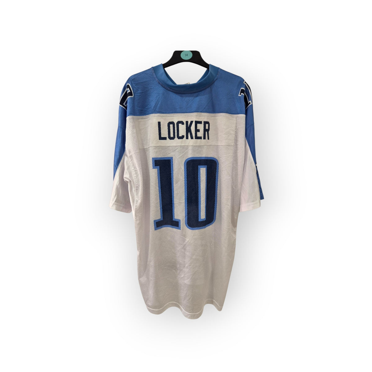 Reebok Tennessee Titans NFL Jersey, #10 Locker, White, Size XXL