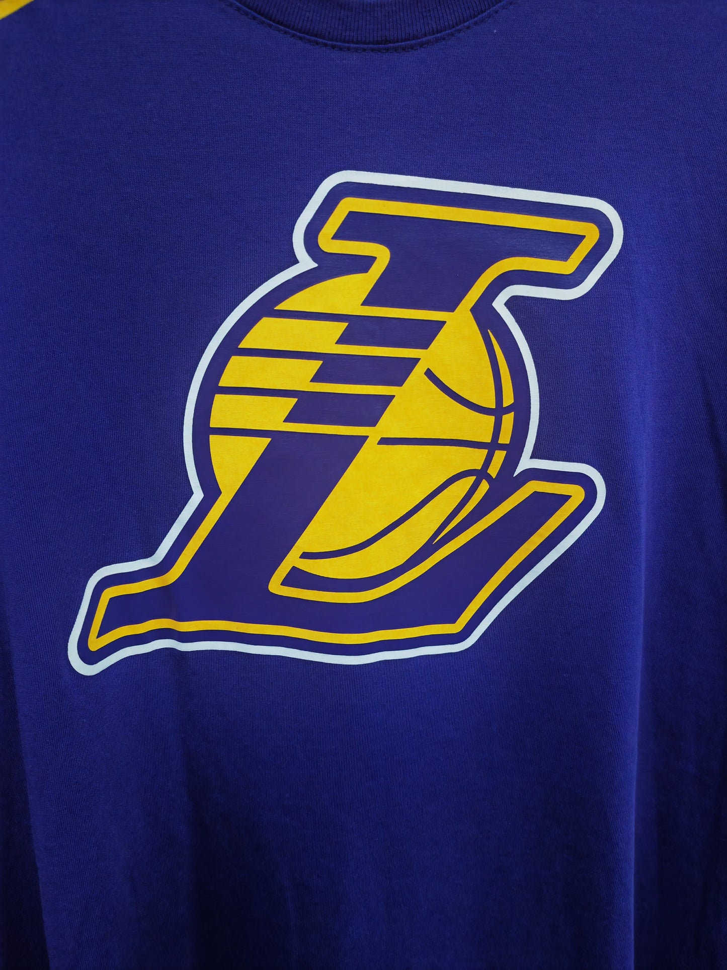 Nike Dri Fit Los Angeles Lakers NBA Long Sleeve T Shirt, Purple, Size Medium