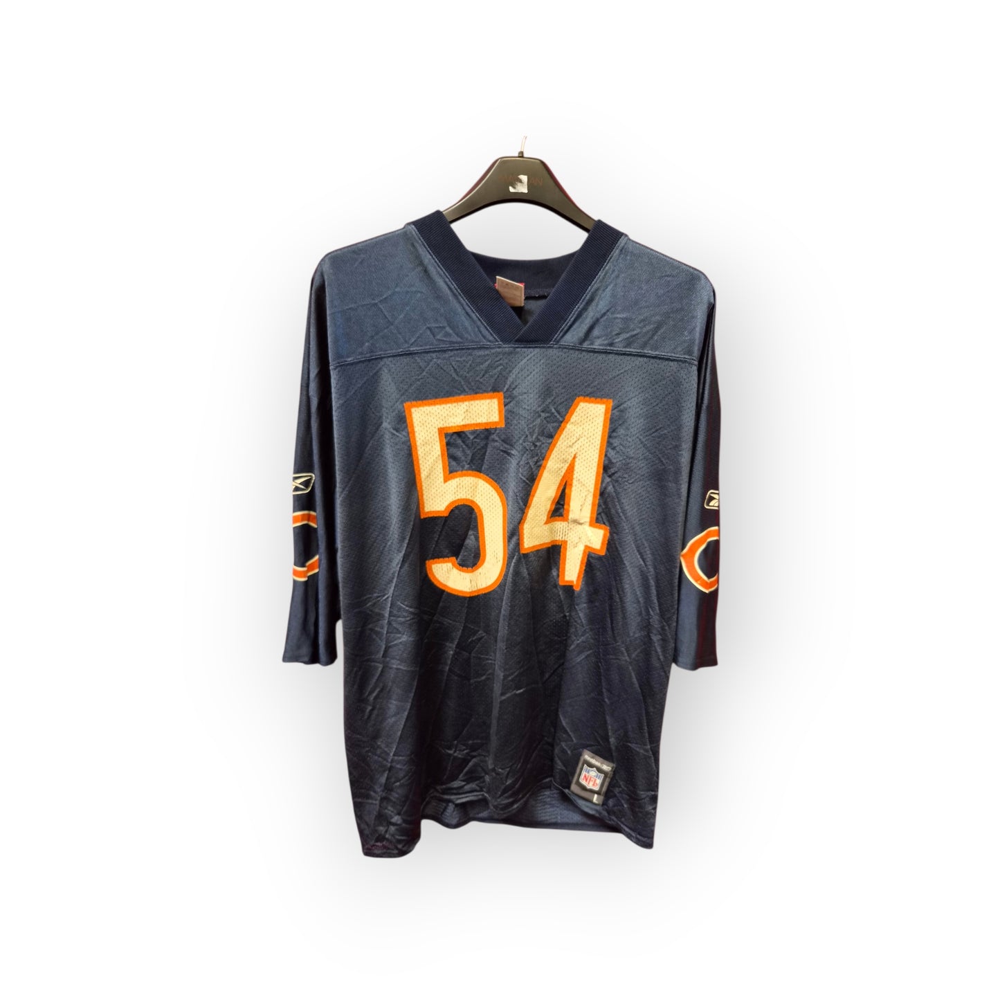 Reebok Chicago Bears NFL Jersey, #54 Urlacher, Navy, Size Large