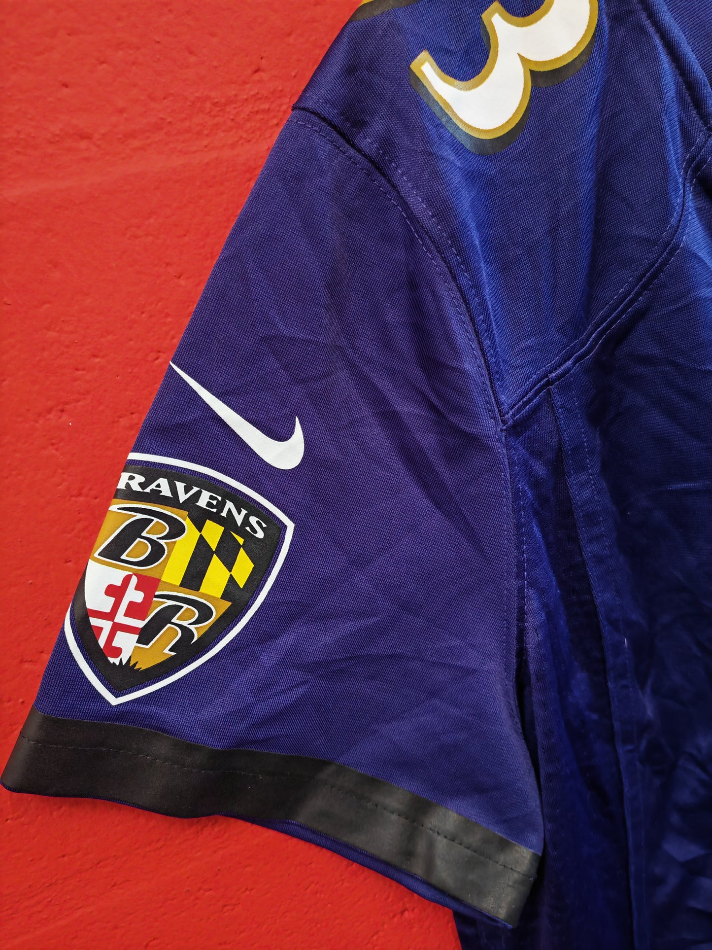 Women's Baltimore Ravens NFL Jersey, #93 Campbell, Purple, Size XL