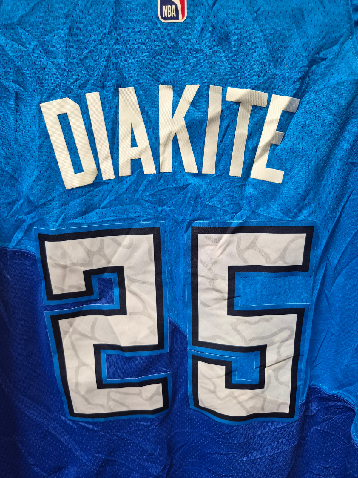 Nike Milwaukee Bucks NBA Jersey, #25 Diakite, Blue, Size Large