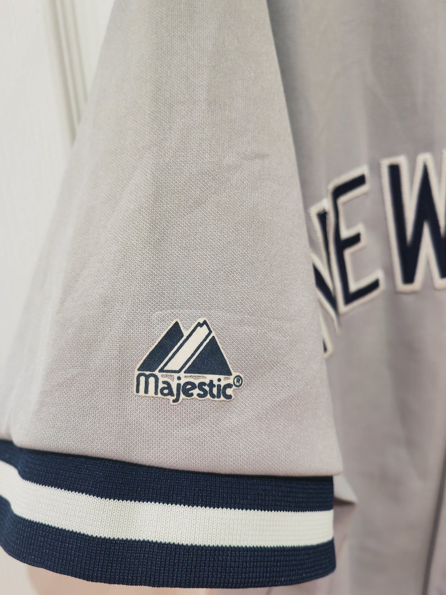 Majestic New York Yankees MLB Jersey, #13, Grey, Size XL/XXL