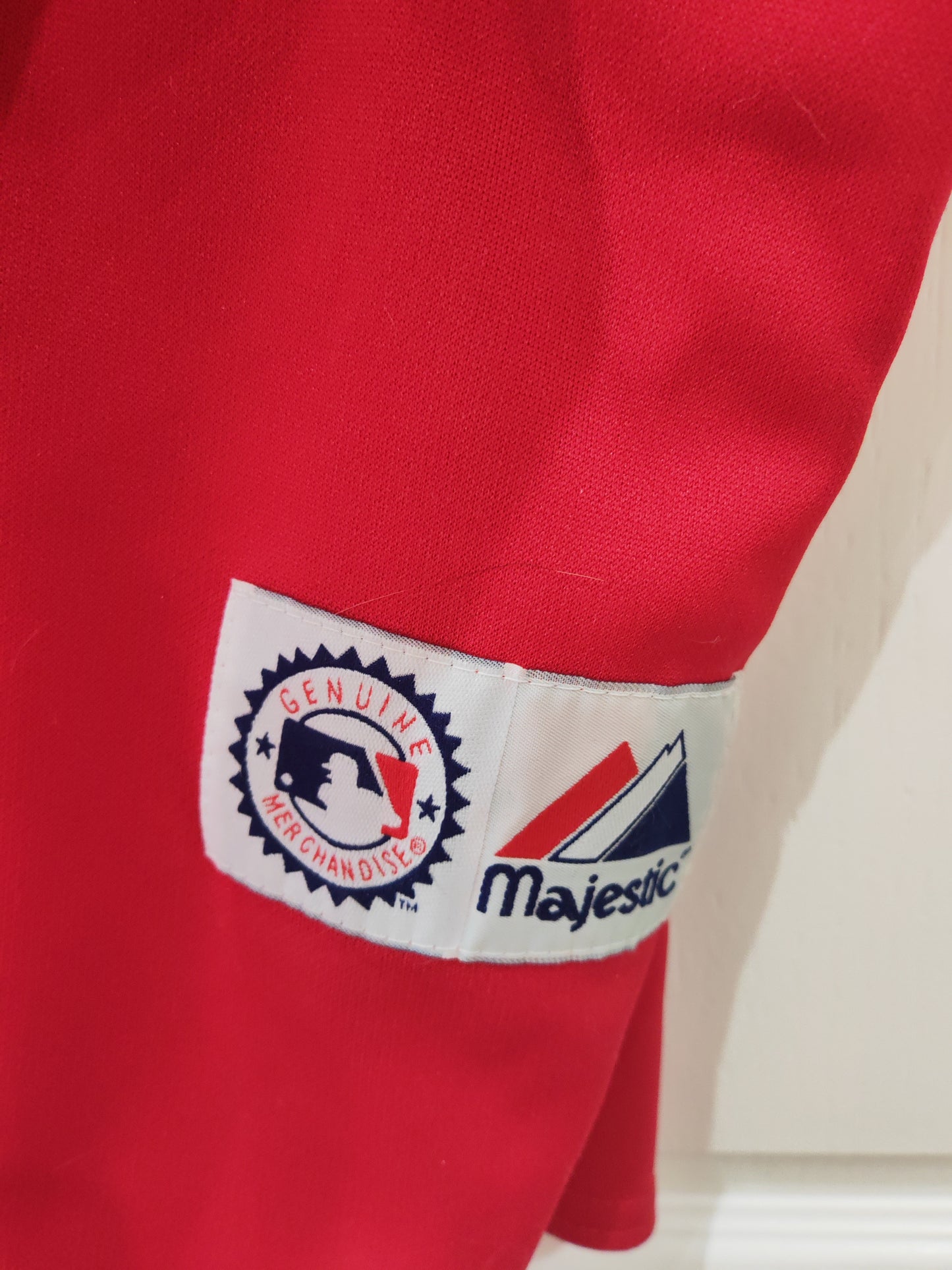 Majestic Philadelphia Phillies MLB Jersey, Red, Size XXL