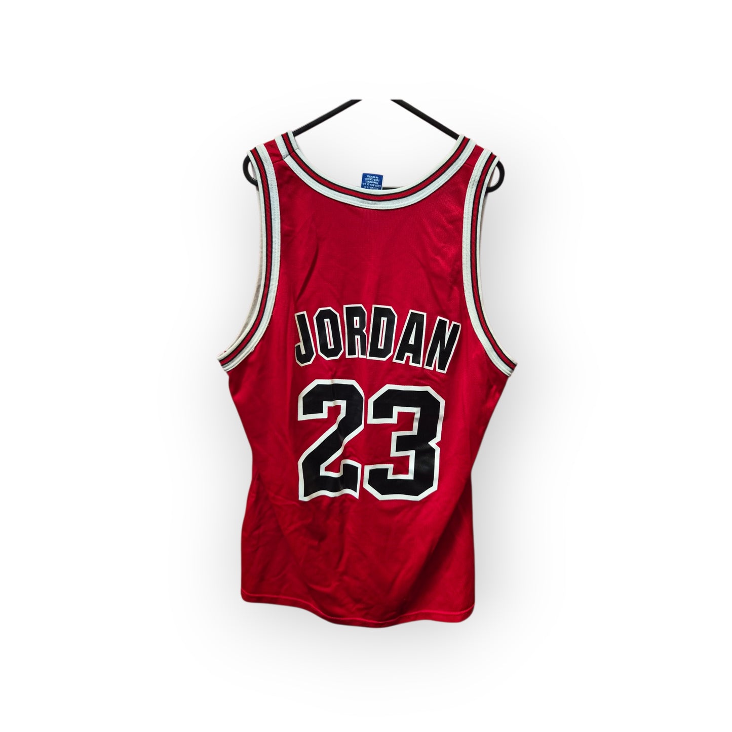 Champion Chicago Bulls NBA Jersey, #23 Jordan, Red, Size 48 L/XL