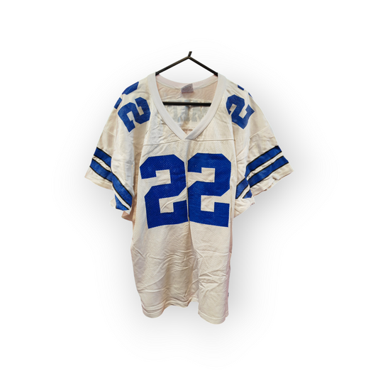 Wilson Dallas Cowboys NFL Jersey, #22 E.Smith, White, Size XL