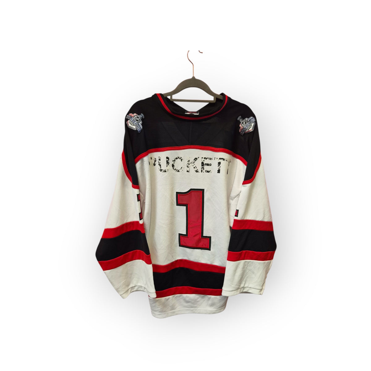 K1 Sportswear VS 2007 Stanley Cup Finals Ice Hockey Jersey, #1 Puckett, Size Large