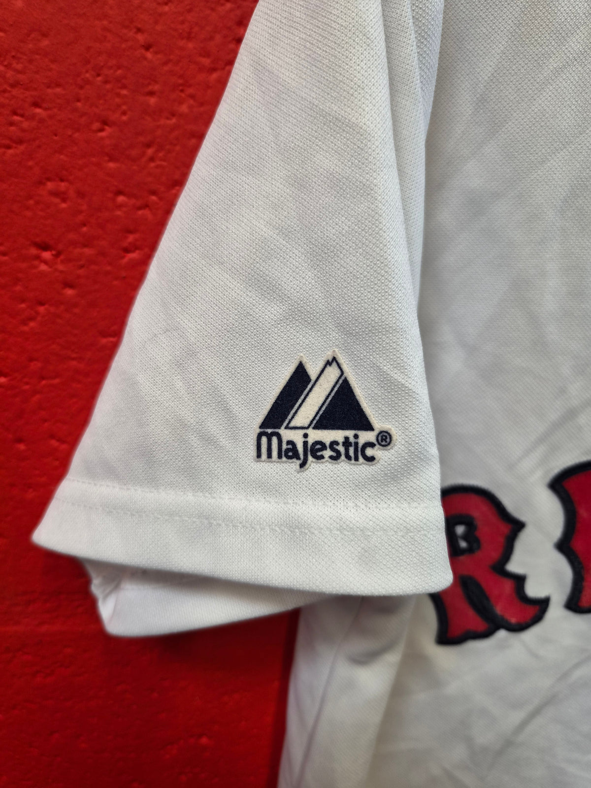 Youth Majestic Boston Red Sox Baseball Jersey, #58 Papelbon, White, Size YL