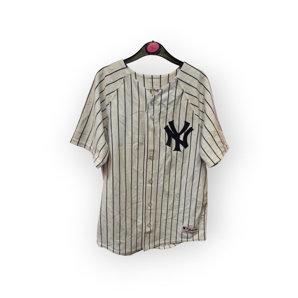 Youth Majestic New York Yankees MLB Jersey, #13, White, Size YL