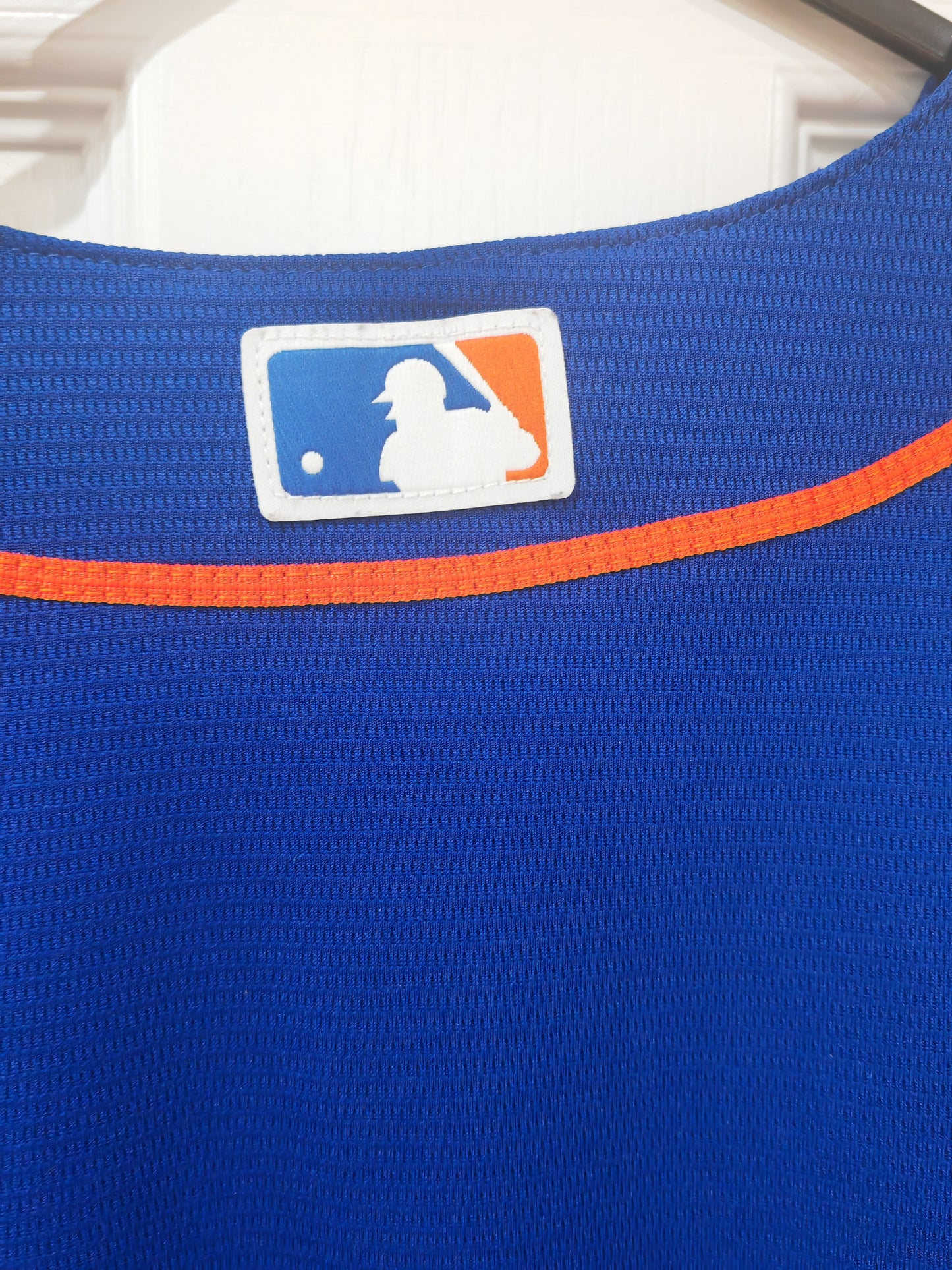 Majestic New York Mets MLB Baseball Jersey, Blue, Size Large