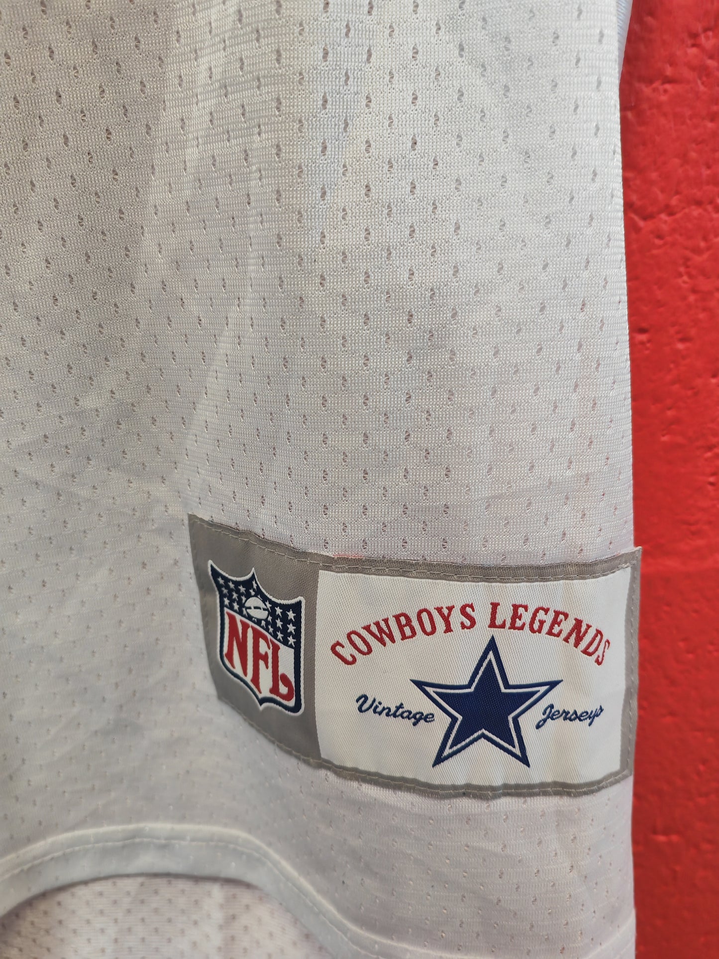 Reebok Dallas Cowboys NFL Legends Jersey, #48 Johnston, White, Size XL