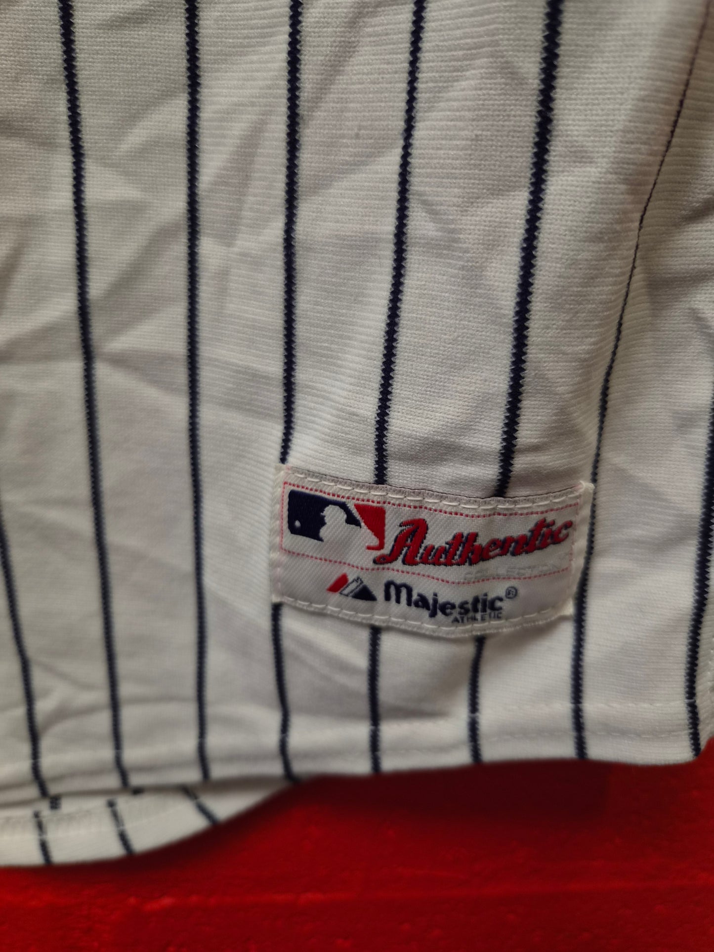 Youth Majestic New York Yankees MLB Jersey, #13, White, Size YL