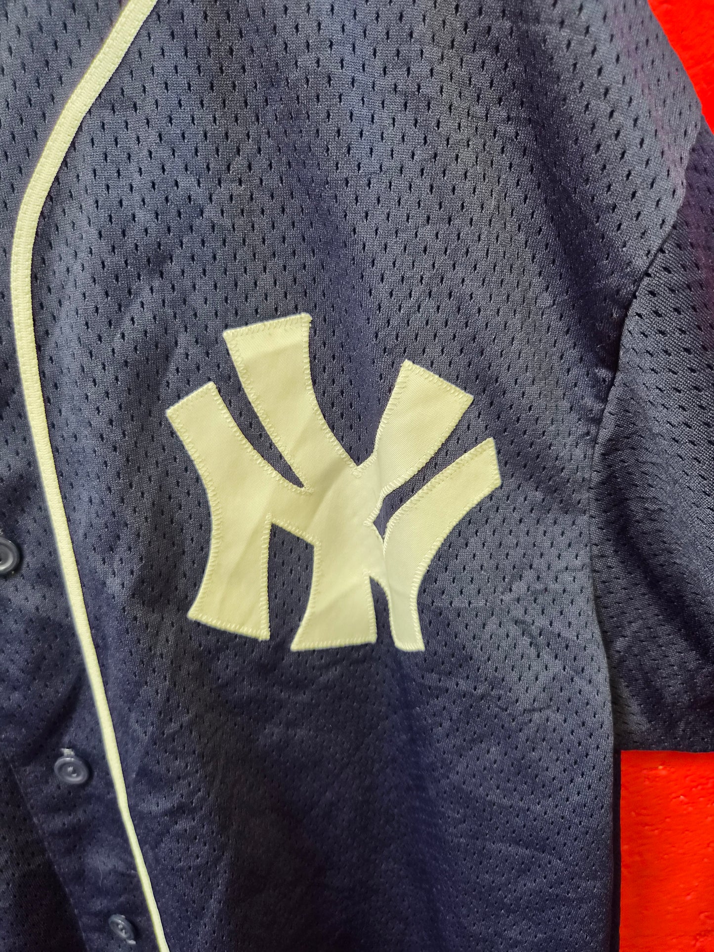 Majestic New York Yankees MLB Jersey, Navy, Size XL