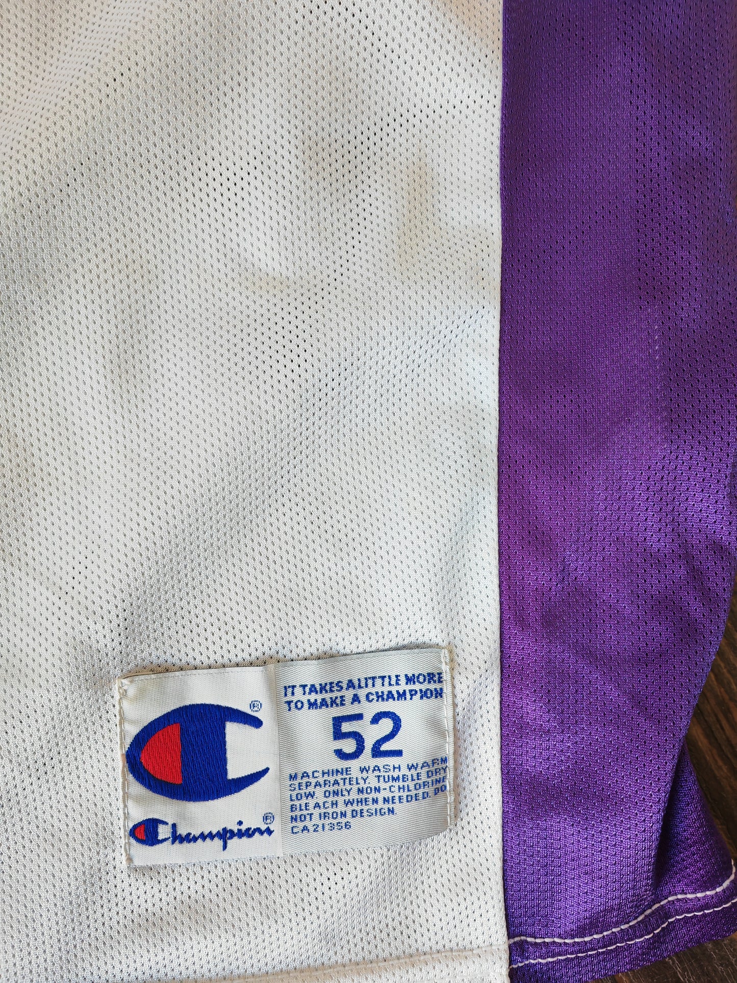 Champion Toronto Raptors NBA Jersey, #15 Carter, White, Size 52 XXL