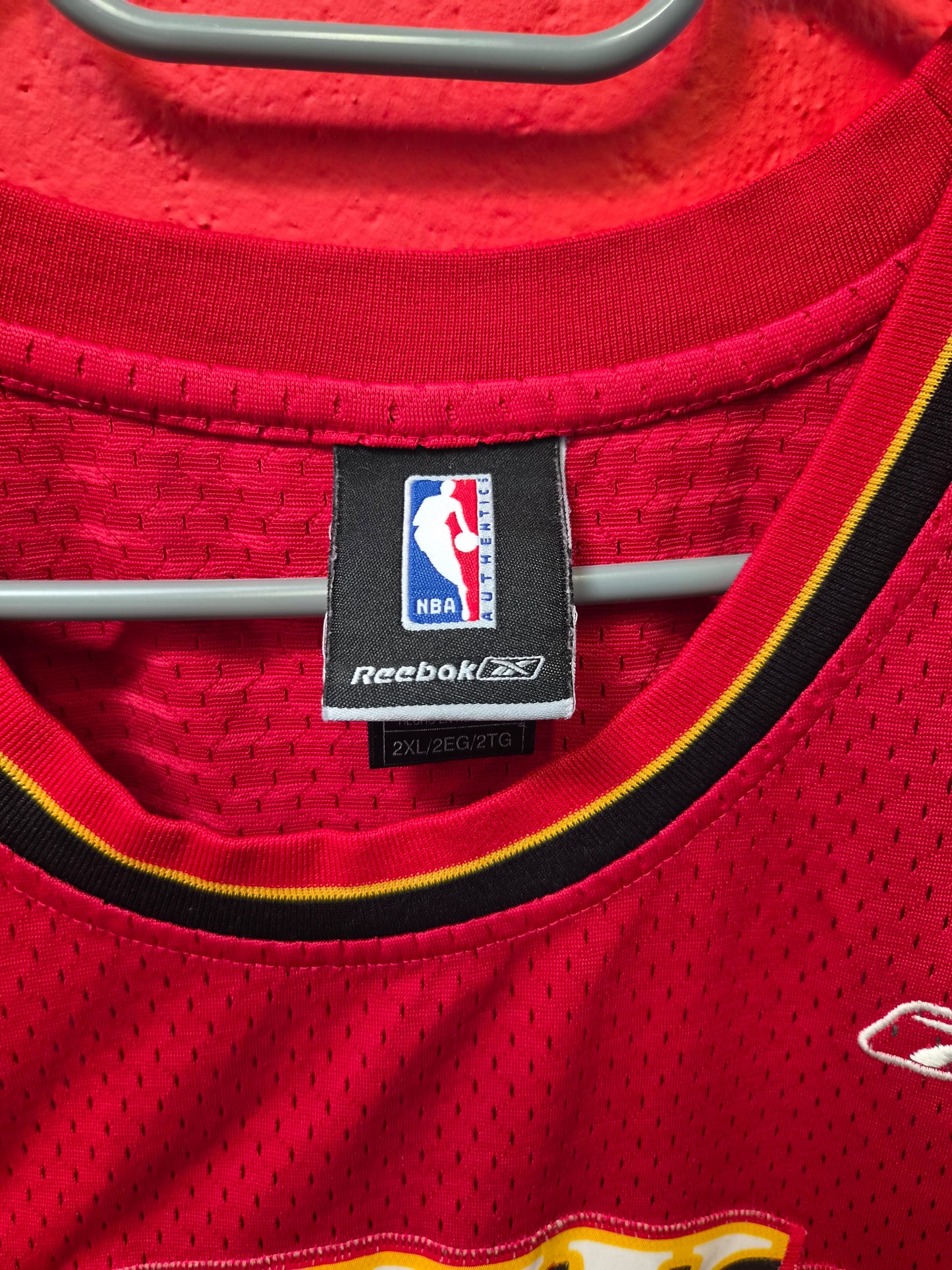 Reebok Atlanta Hawks NBA Jersey, #24 Williams, Red, Size XXL +2 Length