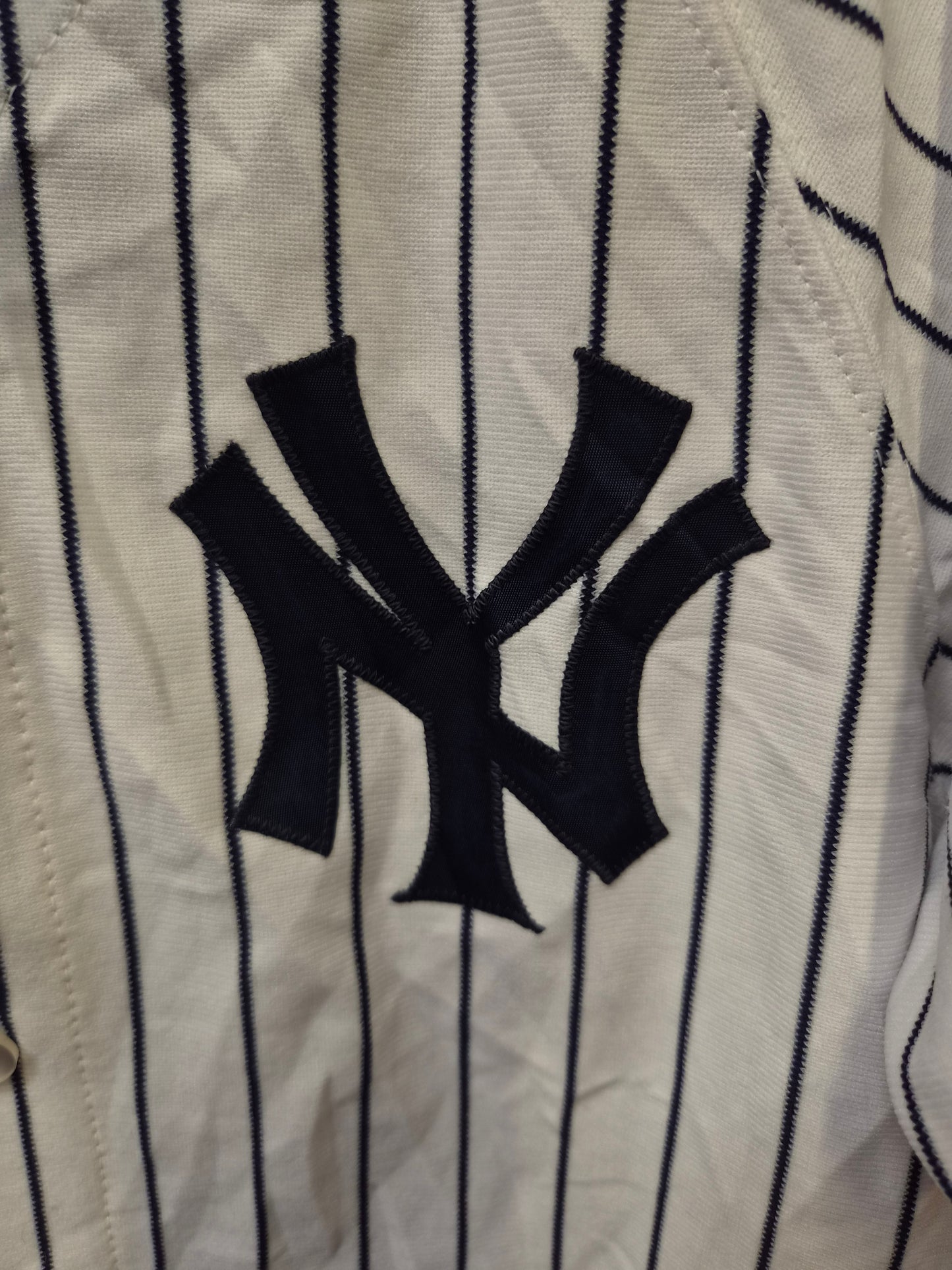 Youth Majestic New York Yankees MLB Jersey, #13, White, Size YL