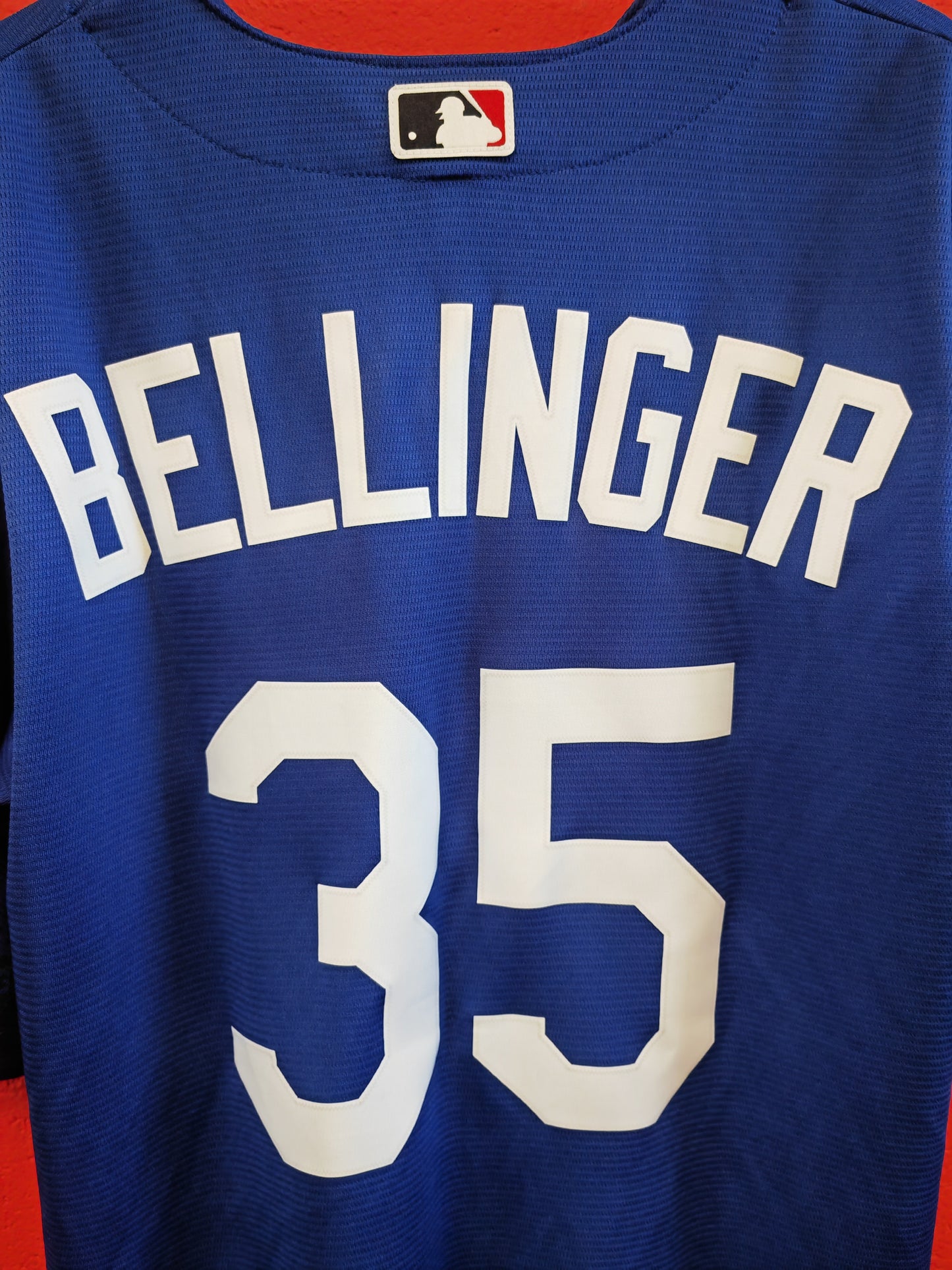 Nike Los Angeles Dodgers 'Los Dodgers' MLB Jersey, #35 Bellinger, Blue, Size Medium