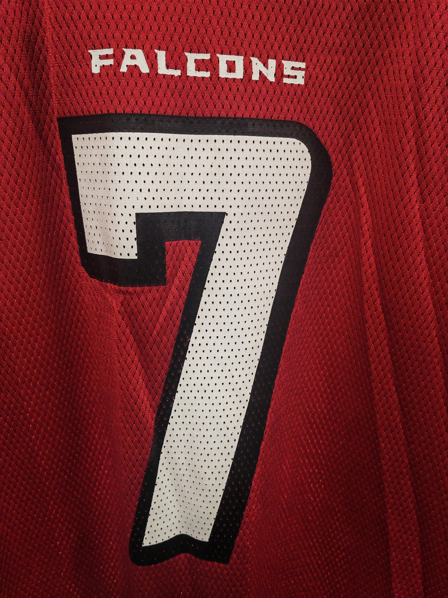 Reebok Atlanta Falcons NFL Jersey, #7 Vick, Red, Size Medium