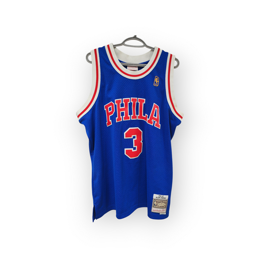 Mitchell & Ness Philadelphia 76ers 1996/97 NBA Jersey, #3 Iverson, Blue, Size XL
