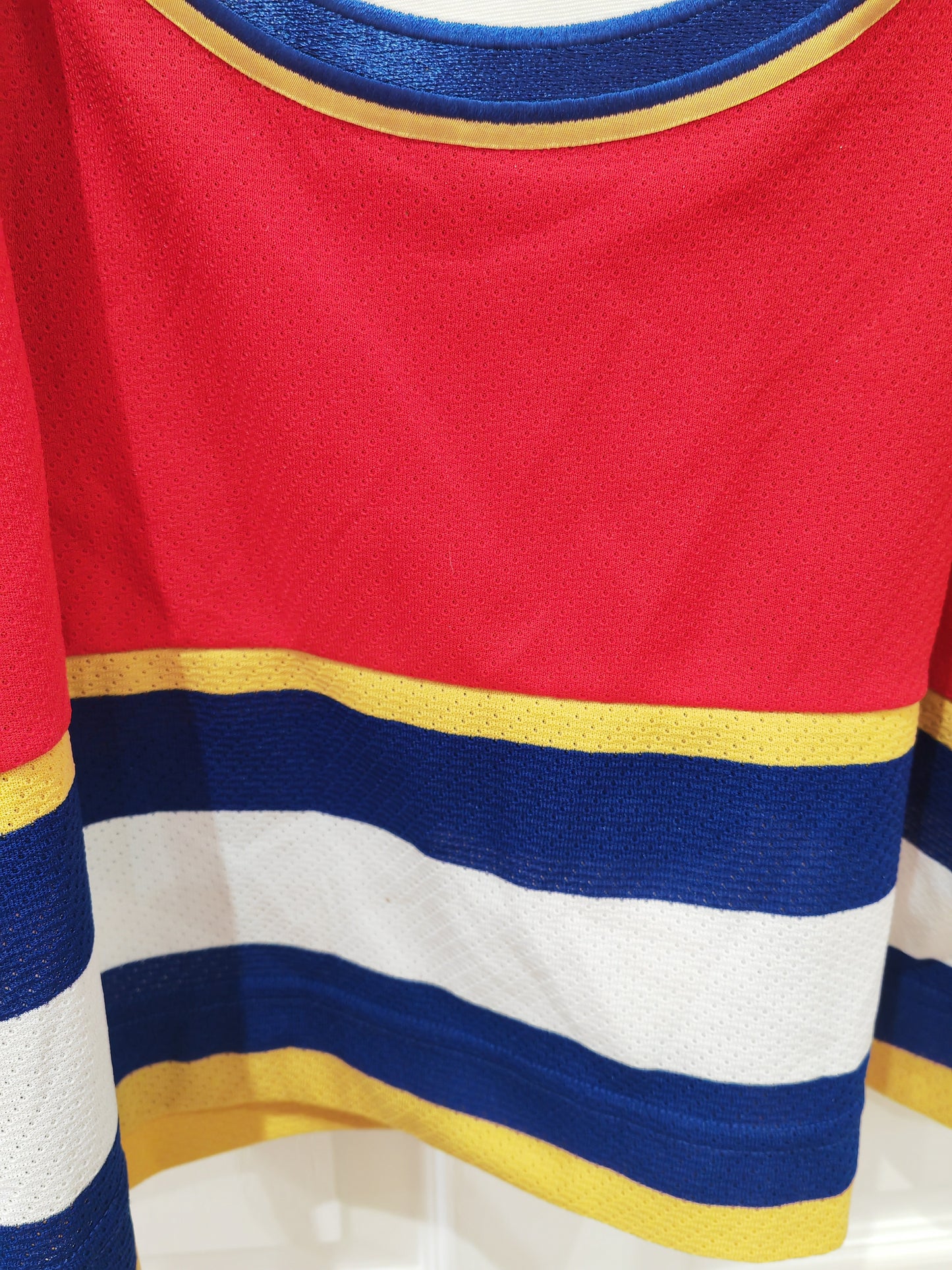 Roger Edwards Sport Hockey Night In Canada Hockey Jersey, Red, Size Large