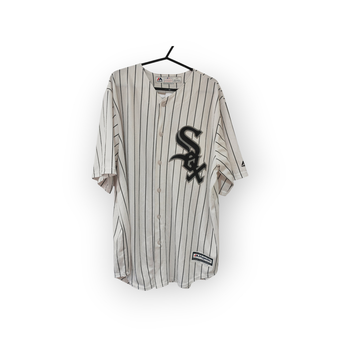 Majestic Chicago White Sox MLB Jersey, #49 Sale, White, Size Large