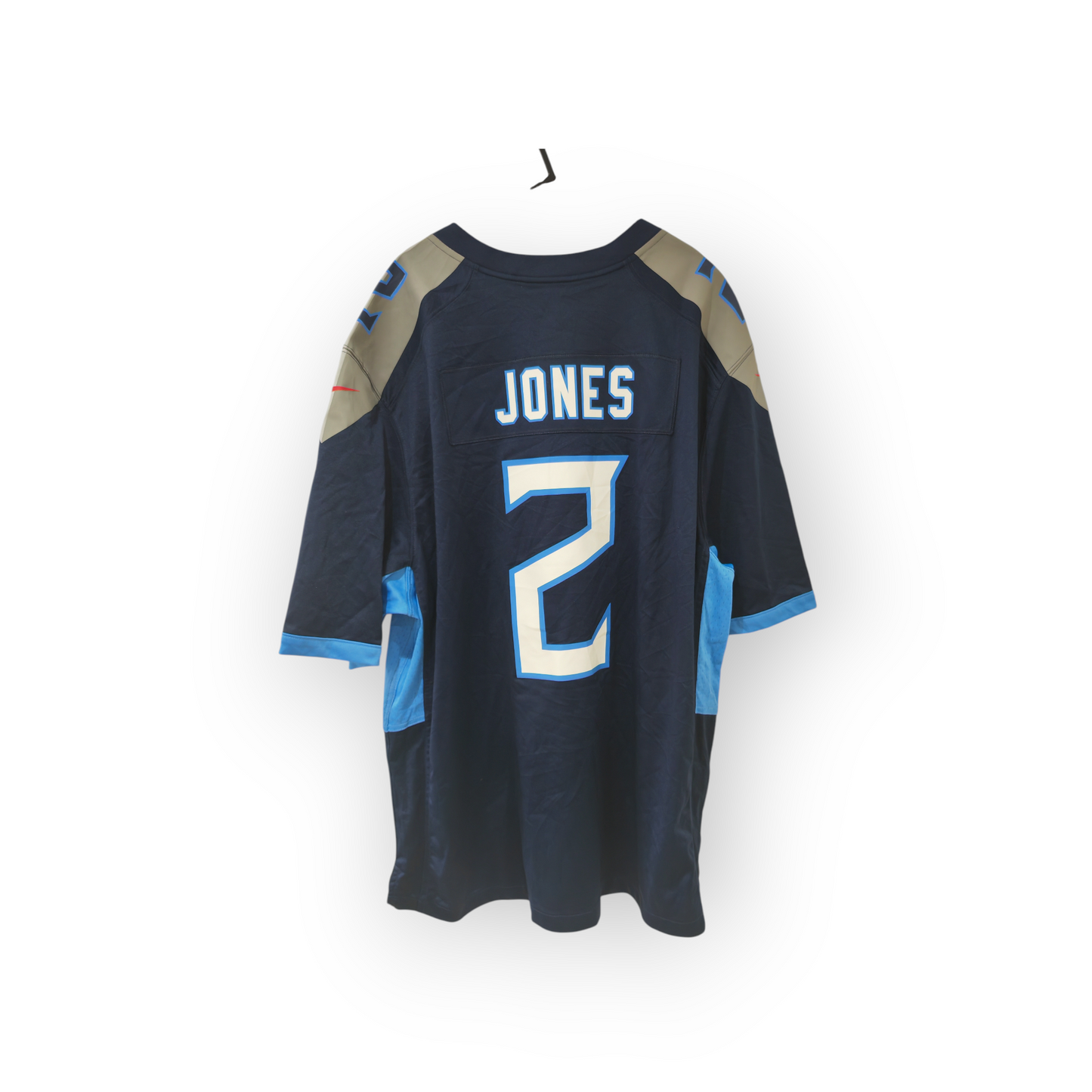 Nike Tennessee Titans NFL Jersey, #2 Jones, Navy Blue, Size XXL