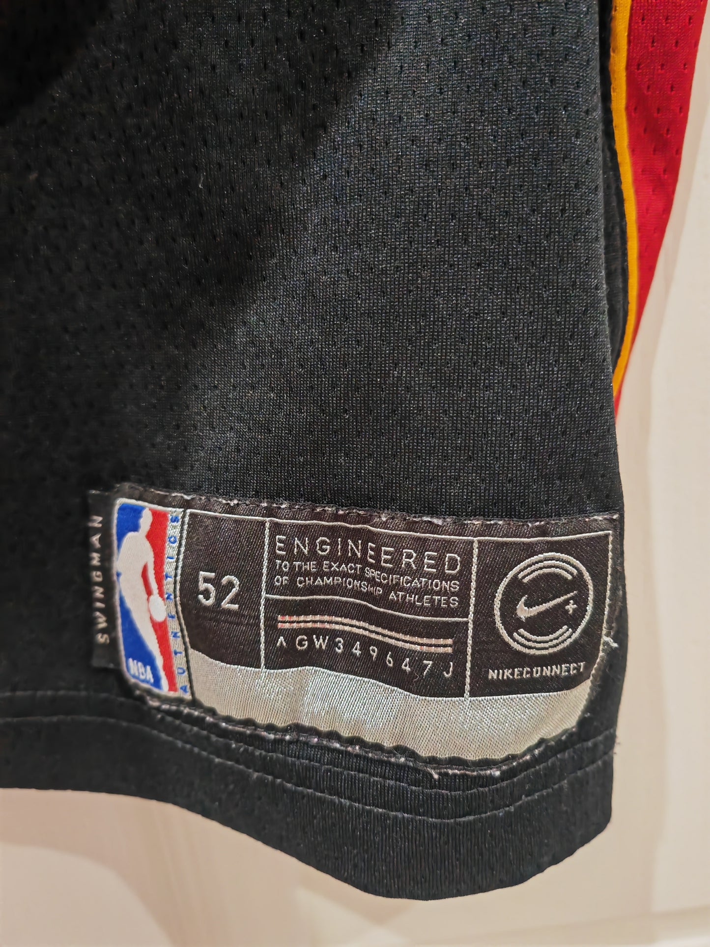 Nike Miami Heat NBA Jersey, #21 Whiteside, Black, Size XL