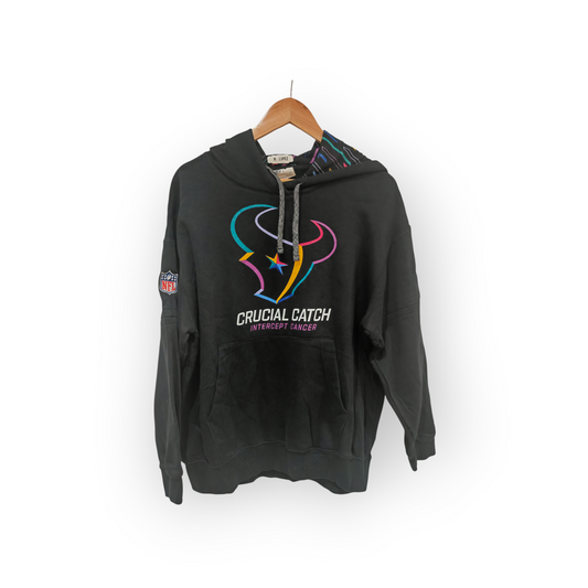 Nike Houston Texans NFL Crucial Catch Pullover Hoodie, Black, Size Small