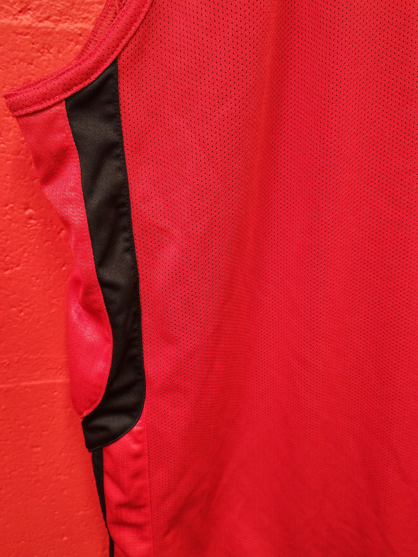 Adidas Chicago Bulls Reversible Training Jersey, Red/Black, Size L/XL