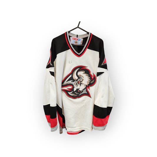 CCM Buffalo Sabres NHL Jersey, White, Size Large