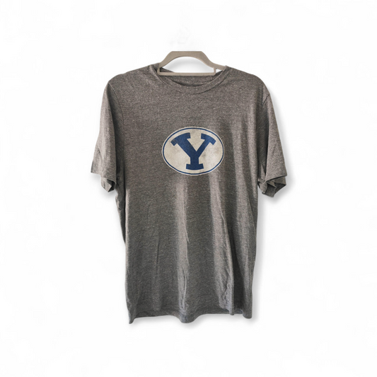 Gear For Sports BYU Cougars NCAA T Shirt, Grey, Size Large