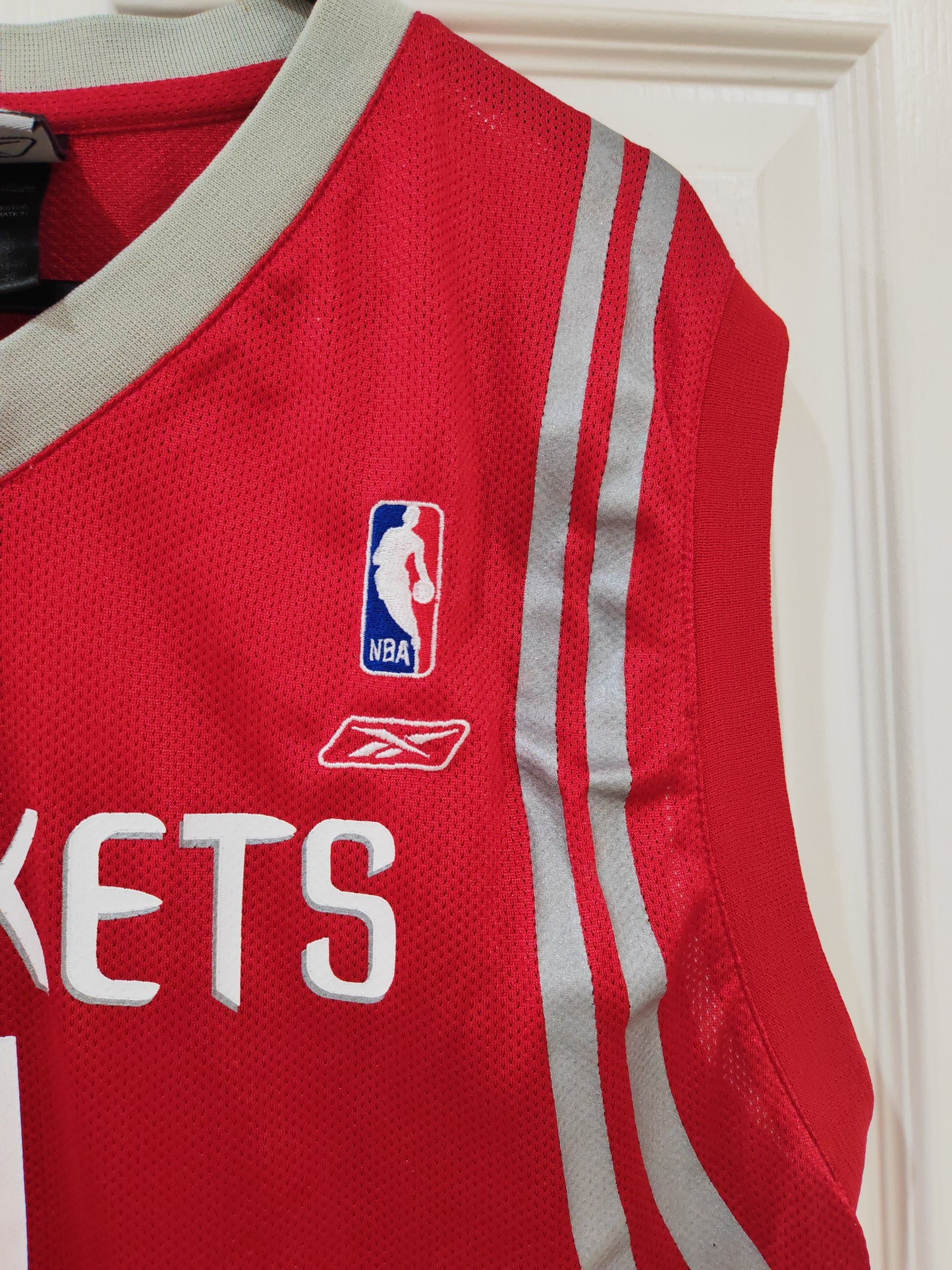 Youth Reebok Houston Rockets NBA Jersey, #1 McGrady, Red, Size YXL