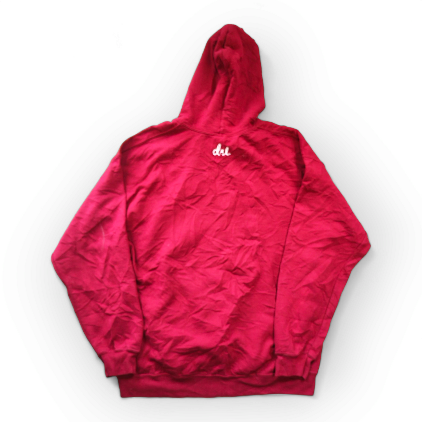 Gildan 'CLICKBAIT' pullover Hoodie, Maroon, Size Large