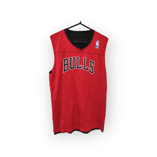 Alleson Athletic Chicago Bulls NBA Reversible Training Jersey, Black/Red, Size Small