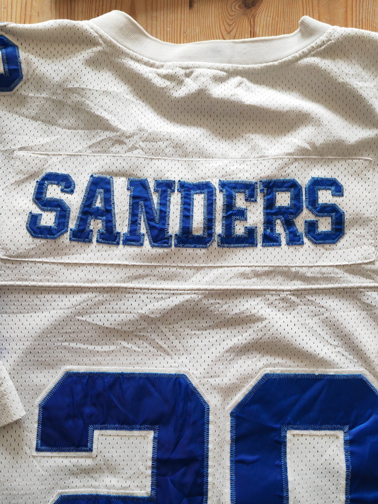 Mitchell & Ness Throwbacks Detroit Lions NFL Jersey, #20 Sanders, White, XXXL