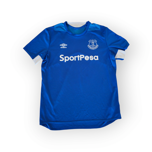 Umbro Everton Shirt Sleeve Training Shirt, Blue, Size Large
