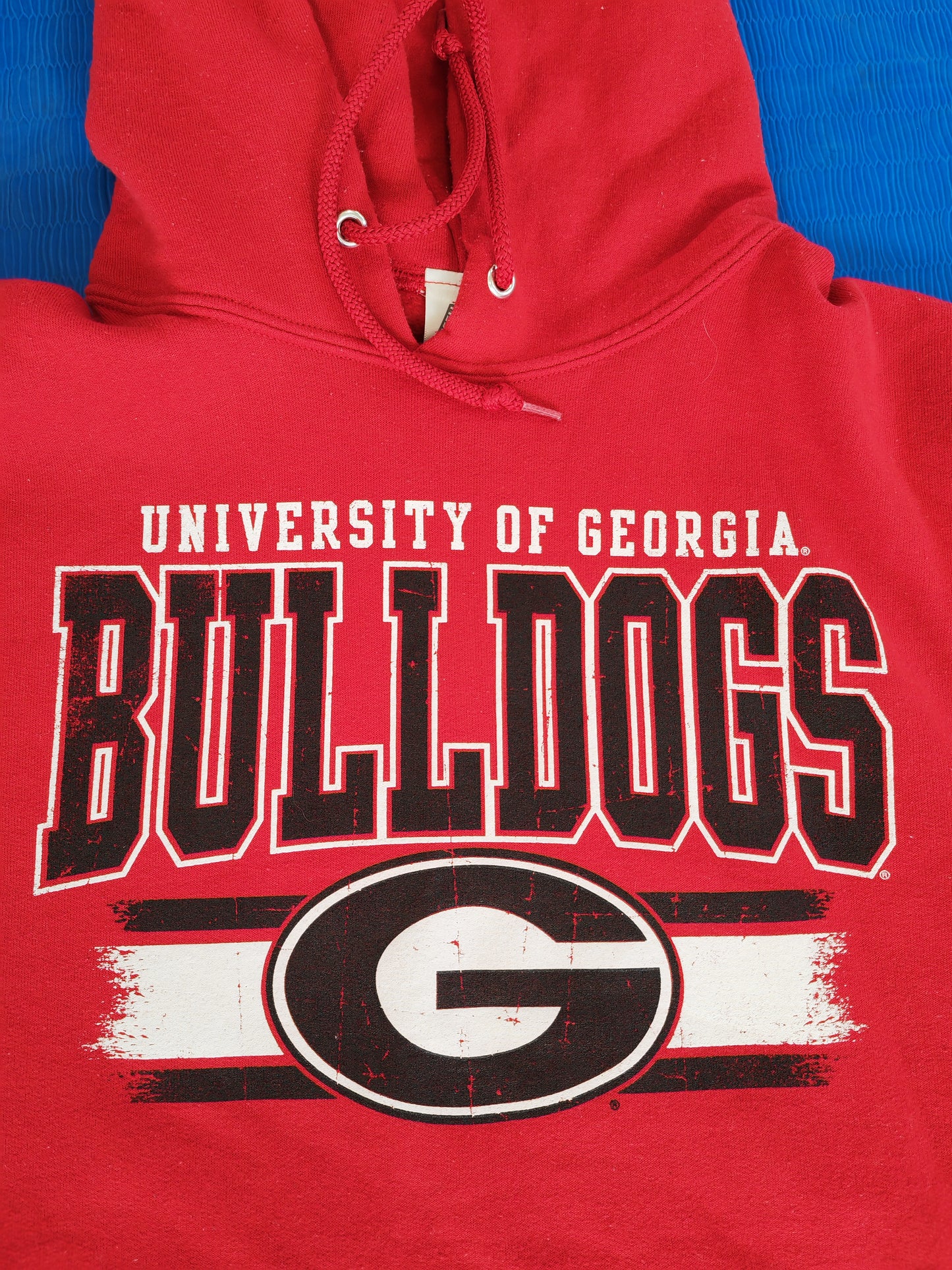 Russell Athletic Georgia Bulldogs NCAA College Hoodie, Red, Size Medium