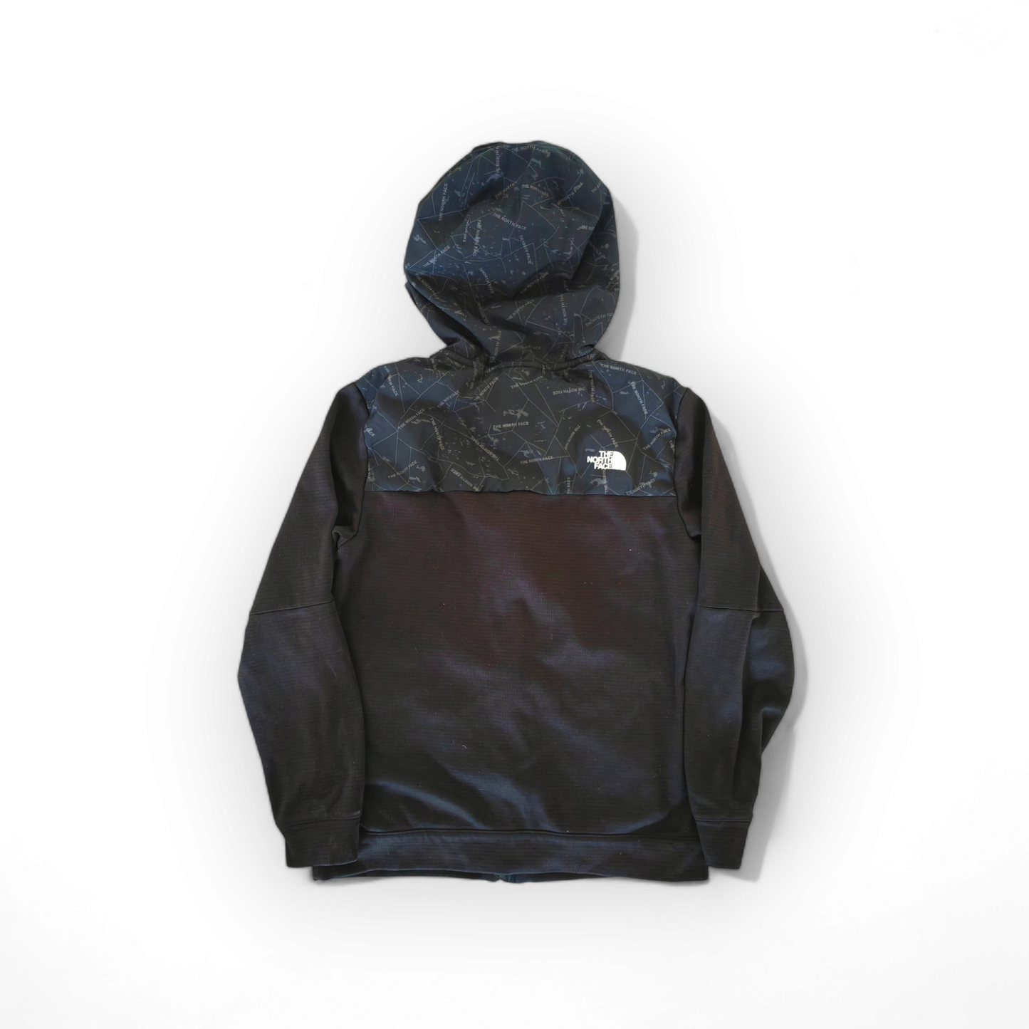 The North Face Full Zip Hoodie, Black, Size Small
