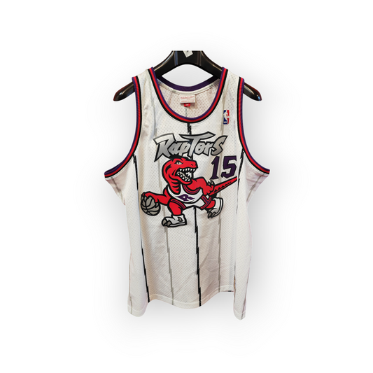 Mitchell & Ness Toronto Raptors NBA Jersey, #15 Carter, White, Size XXL