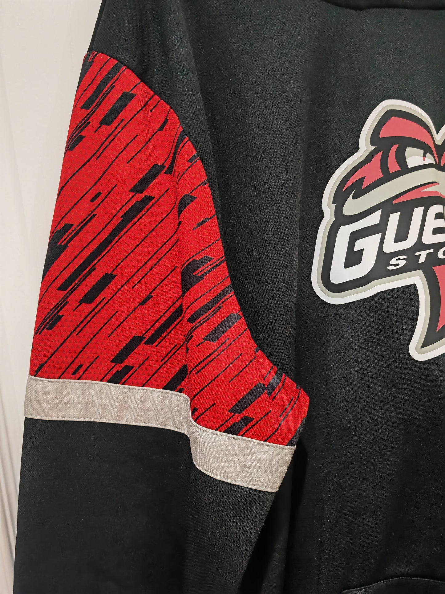 Bar Down Guelph Storm OHL Pullover Hoodie, Black, Size Large