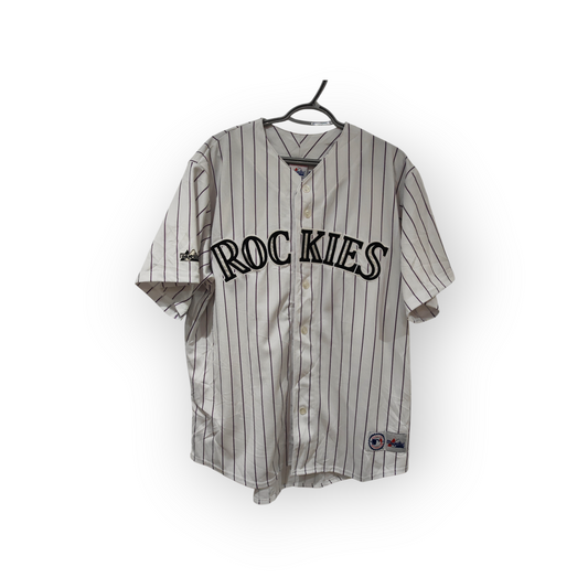 Majestic Colorado Rockies MLB Baseball Jersey, #33 Walker, White, Size XL