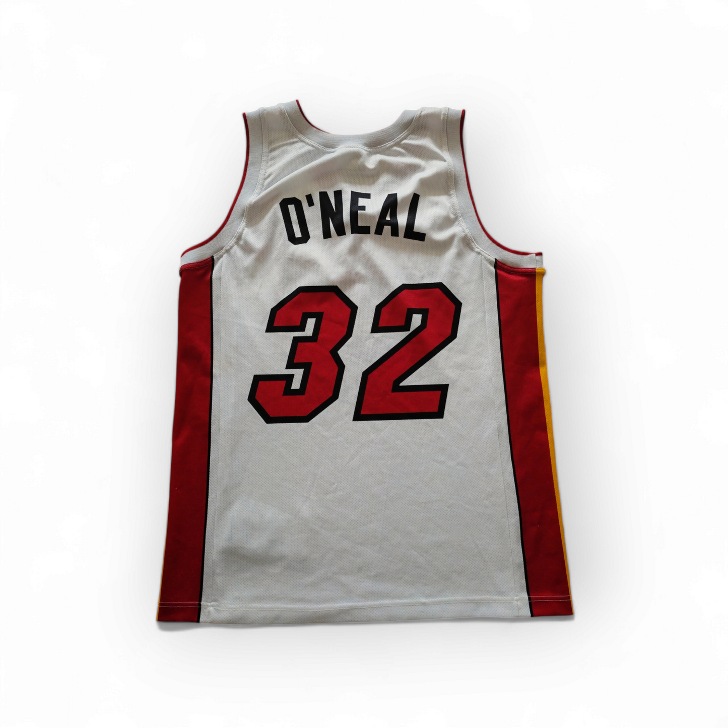 Champion Miami Heat NBA Jersey, #32 O'Neal, White, Size Small
