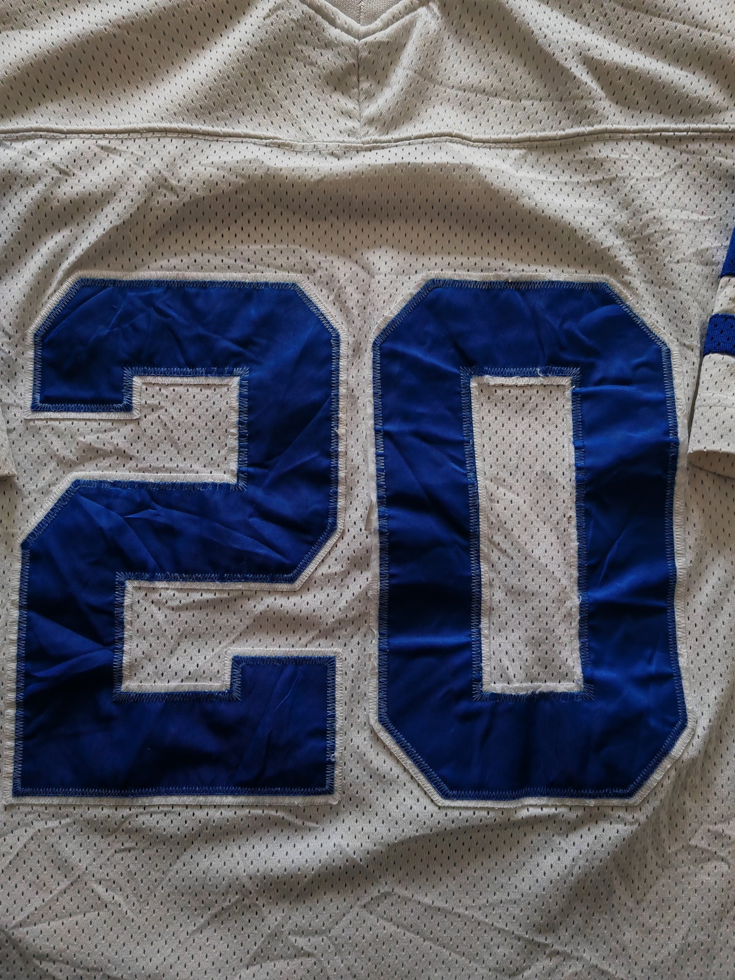 Mitchell & Ness Throwbacks Detroit Lions NFL Jersey, #20 Sanders, White, XXXL