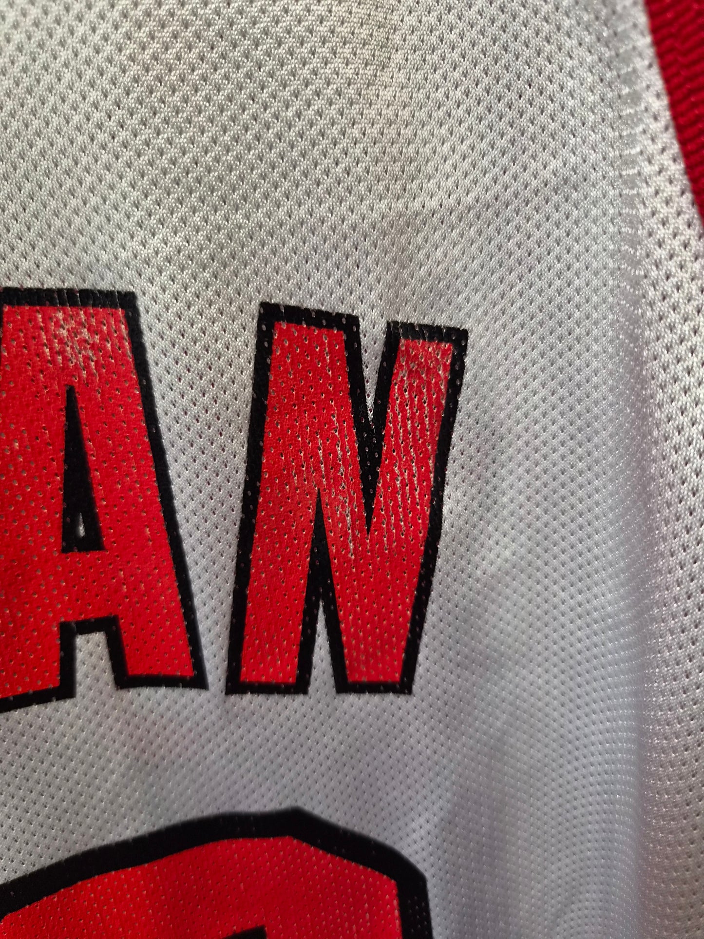 Champion Chicago Bulls NBA Jersey, #23 Jordan, White, Size 52 XL/XXL