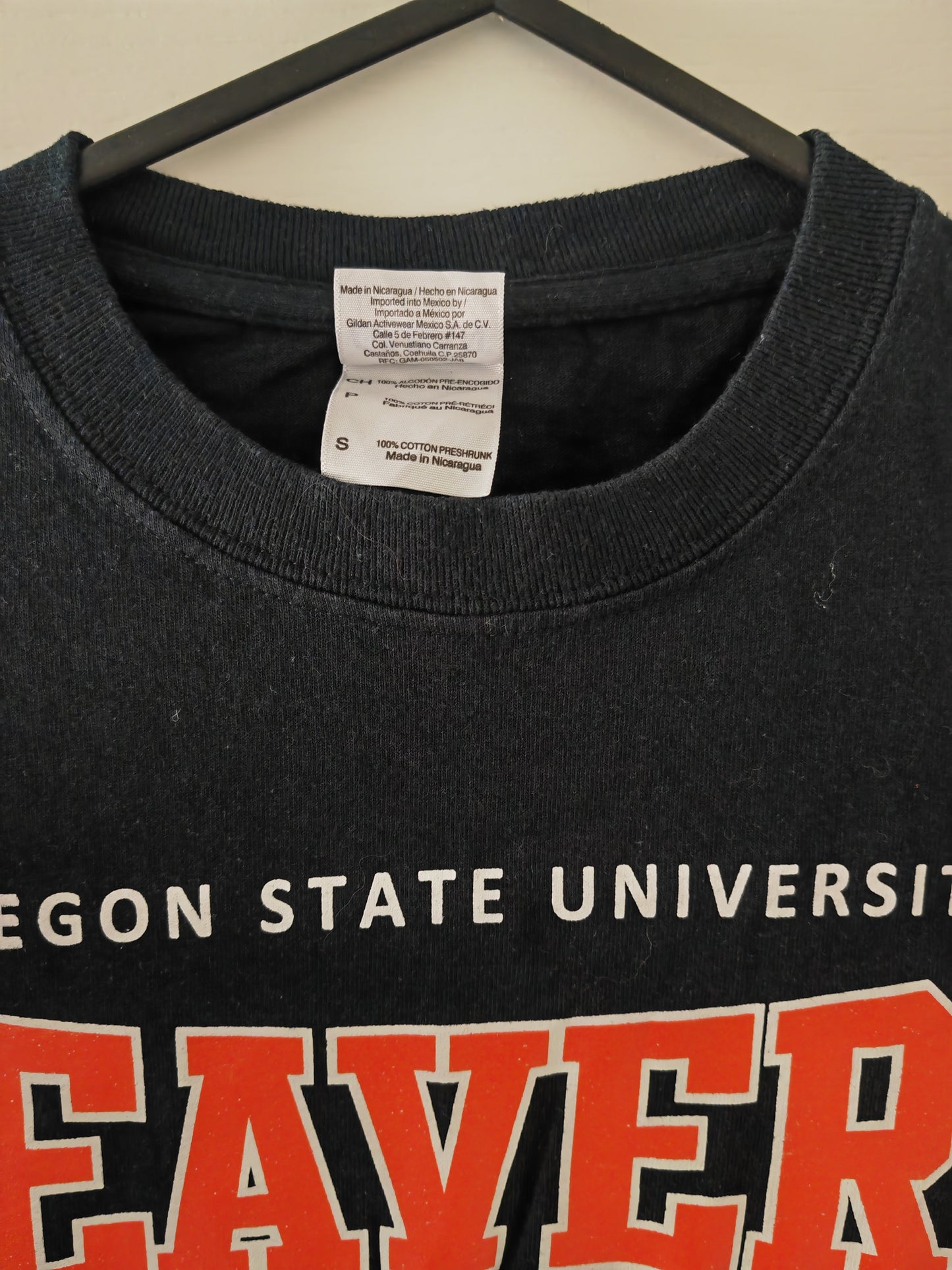 Gildan Oregon State Beavers 'Grandma' NCAA Short Sleeve T Shirt, Black, Size Small