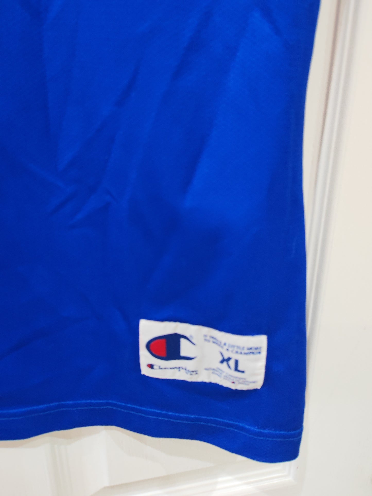 Champion Philadelphia 76ers NBA Jersey, Blue, Size XL