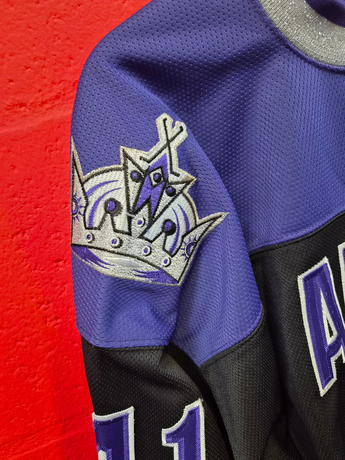 CCM Los Angeles Kings NHL Jersey, #41 Allison, Black/Purple, Size XL