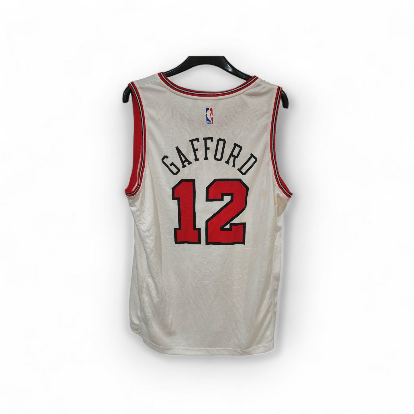 Fanatics Chicago Bulls NBA Jersey, #12 Gafford, White, Size XL