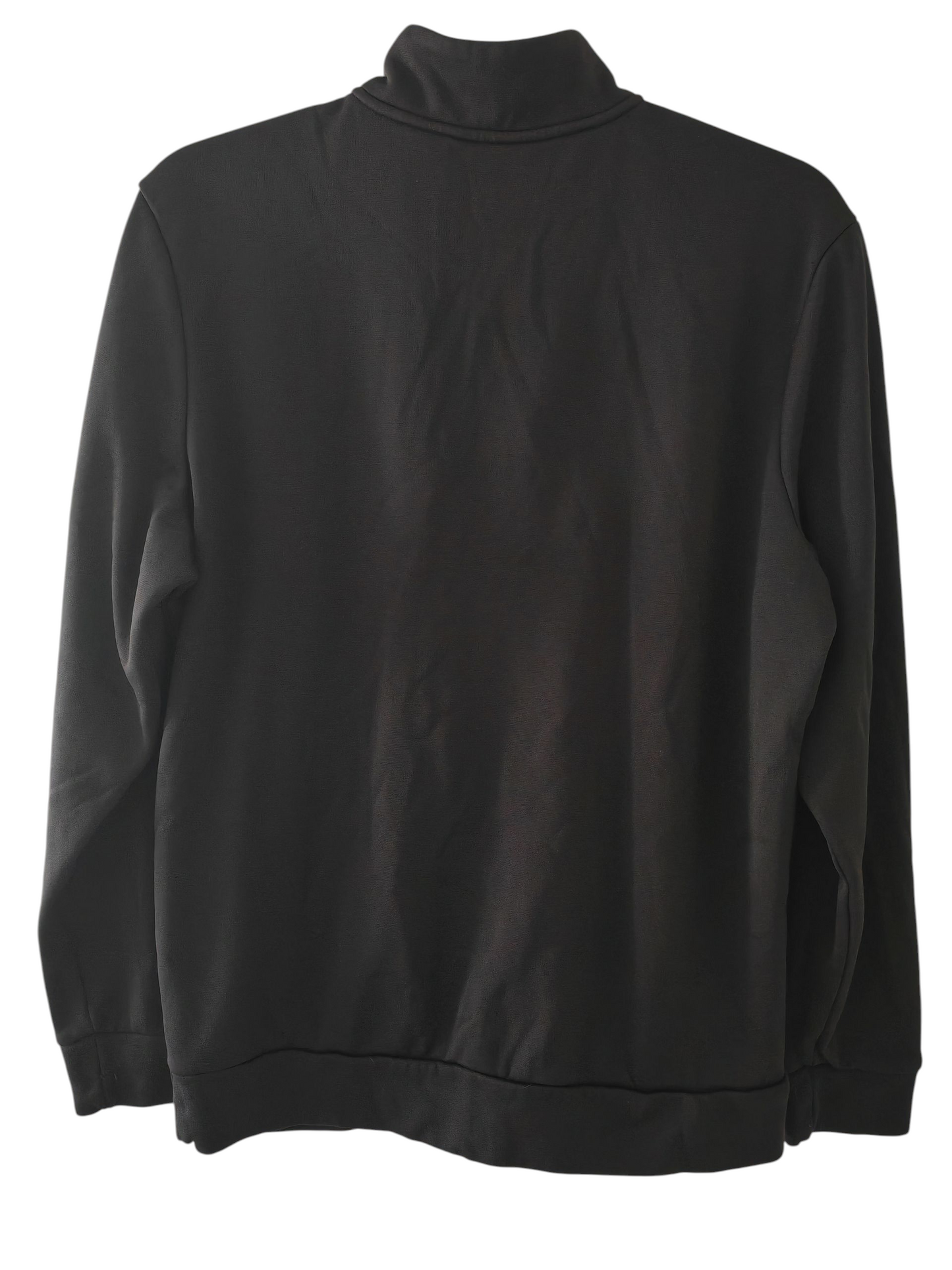 Under Armour 1/4 Zip Long Sleeve Training Sweatshirt, Black, Size Medium