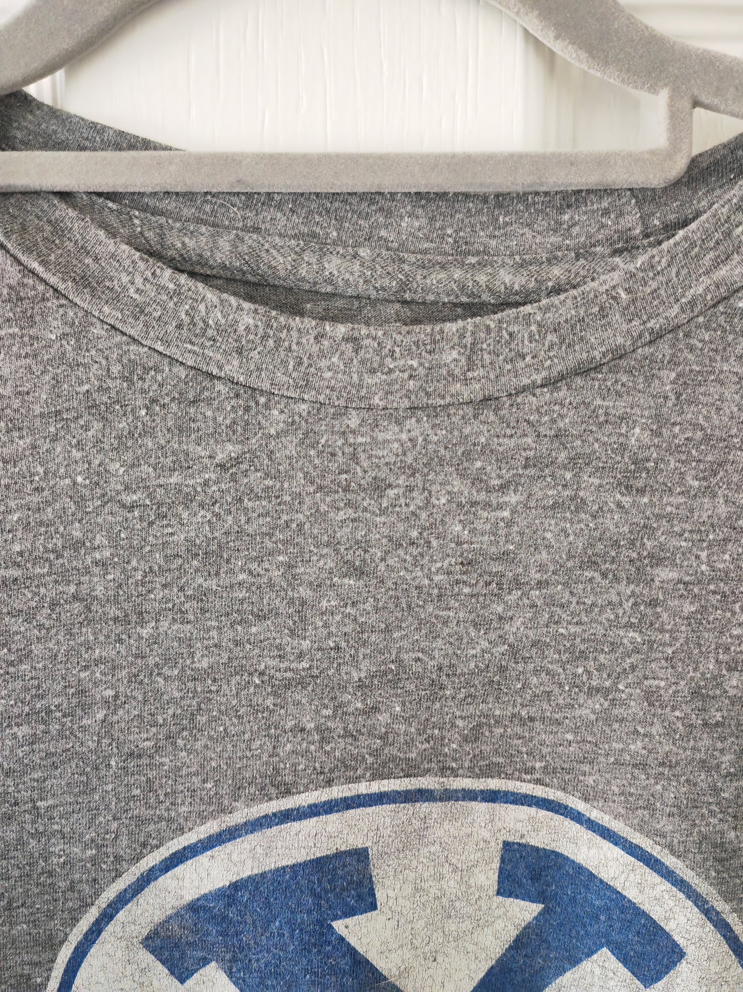 Gear For Sports BYU Cougars NCAA T Shirt, Grey, Size Large